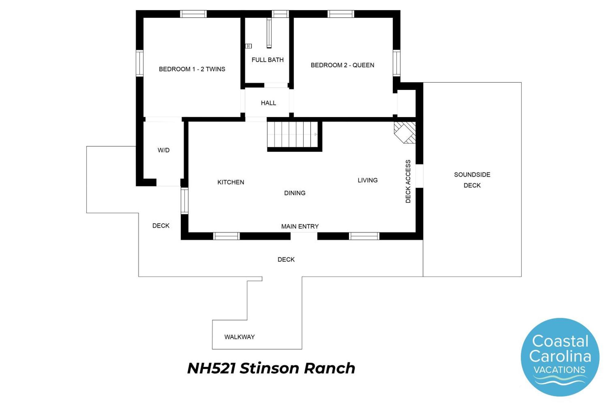 Nh521 Stinson Ranch Villa Nags Head Buitenkant foto